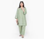 Mint Green Women’s Kurta & Pant Set - Image 2