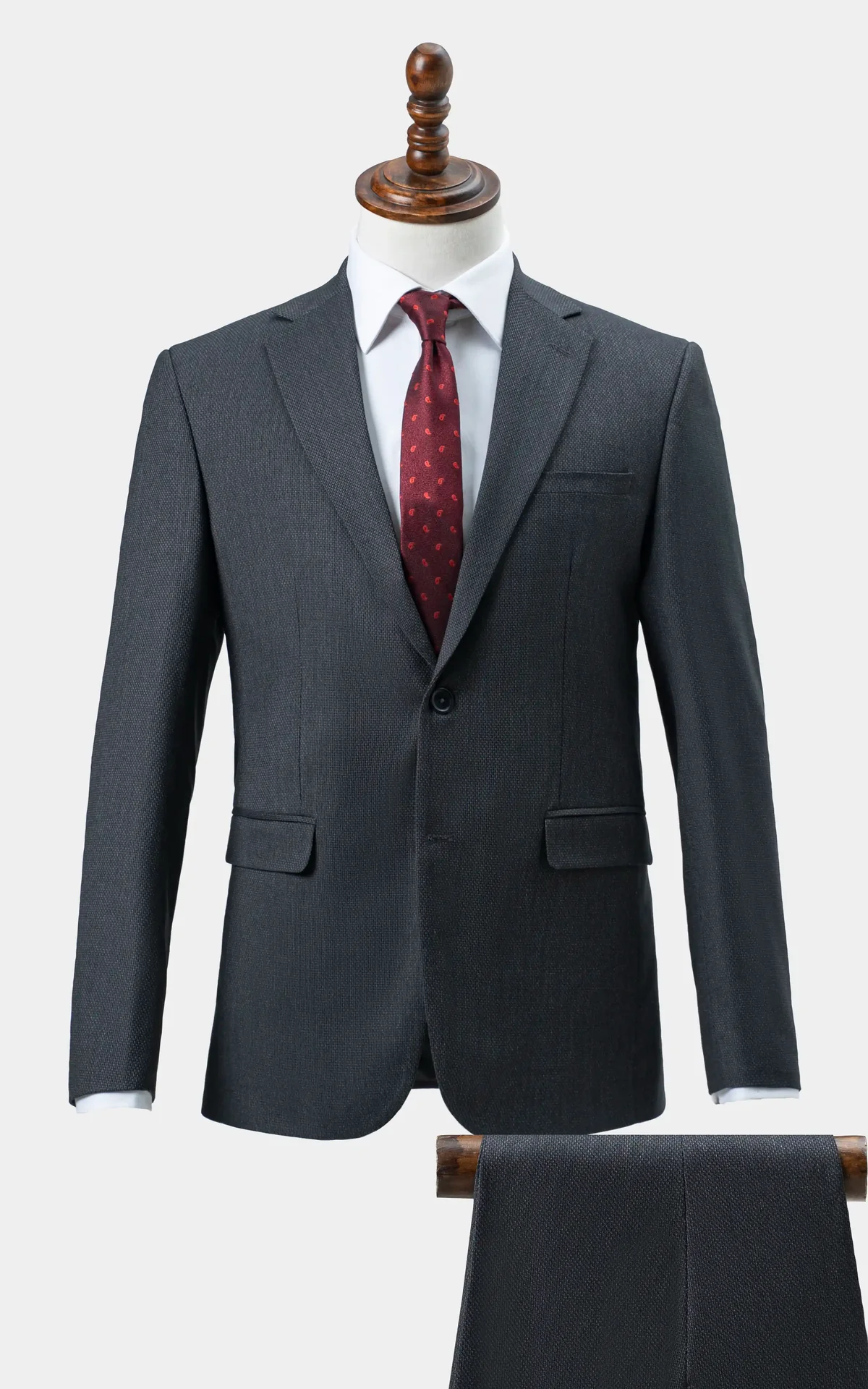 pp4 Two-Piece Suit Dark Grey - Image 1