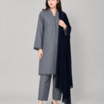 Grey & Navy Three-Piece Suit