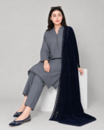 Grey & Navy Three-Piece Suit - Image 2